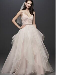 WEDDING DRESS SIZE 10 DAVID"S BRIDAL